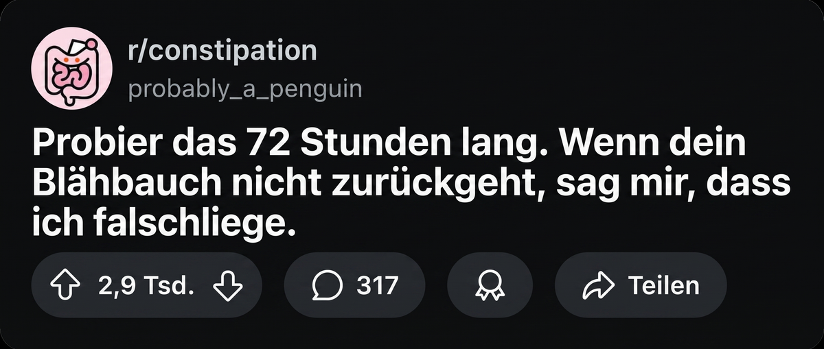 Reddit-Challenge: 72 Stunden testen