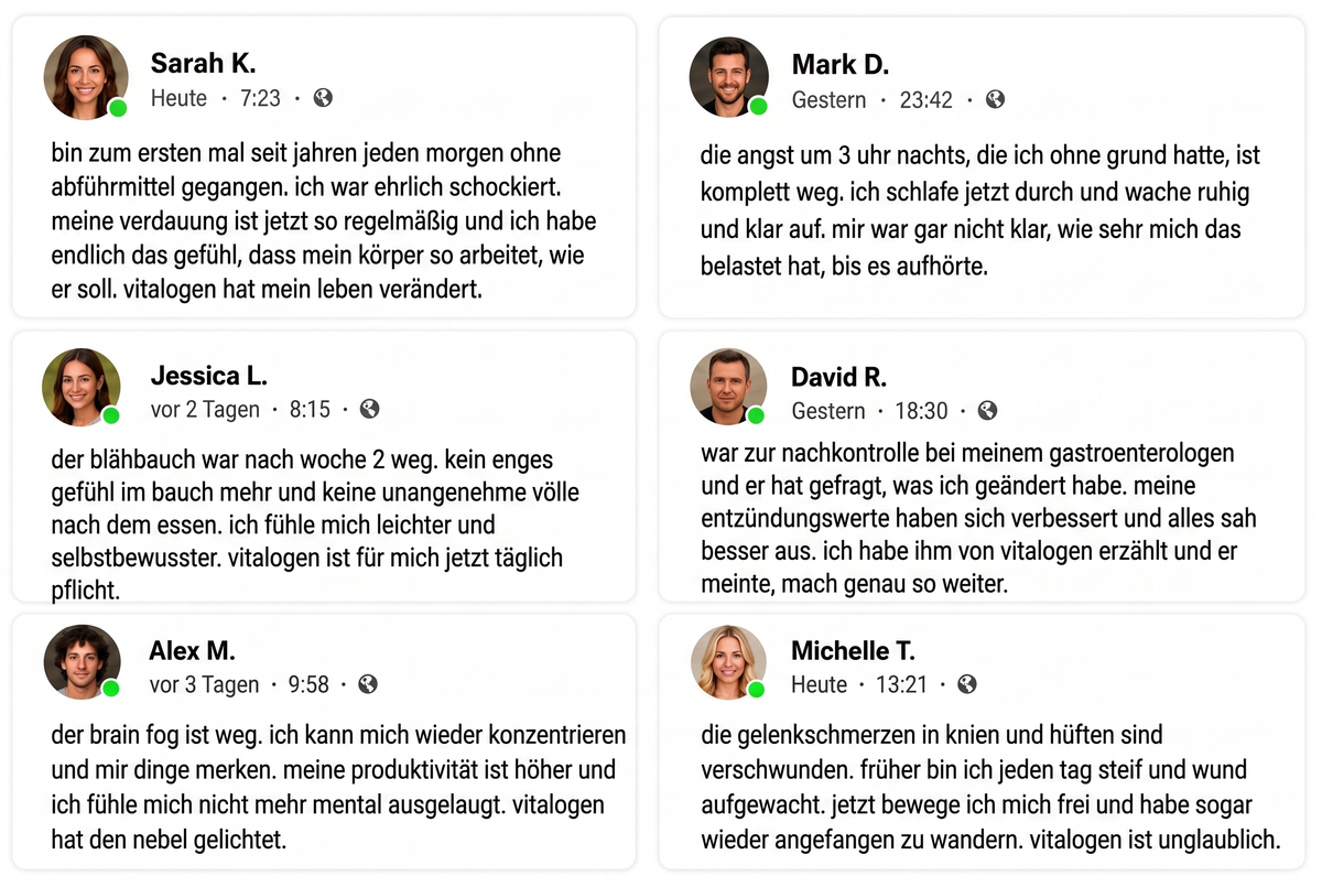 Nachrichten zufriedener Kundinnen