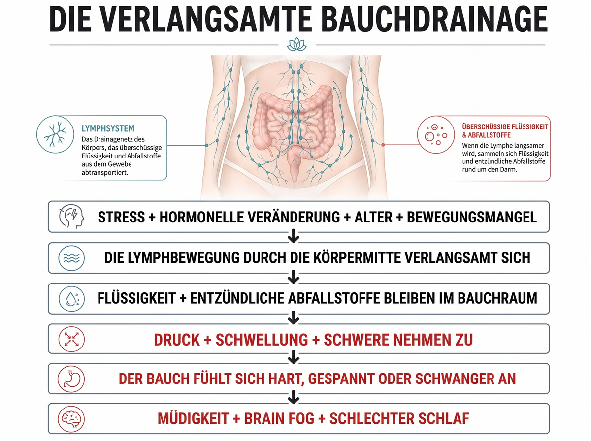 Infografik: Der Bauch-Drainage-Stau